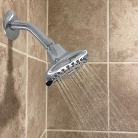 Danco 1.8GPM 5-Spray Water-Saving Shower Head with Adjustable Swivel Ball Joint in Chrome (12017)