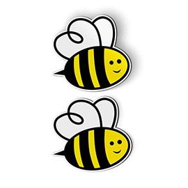 Cute Bees Set of 2-3" each Magnets for Car Locker Refrigerator