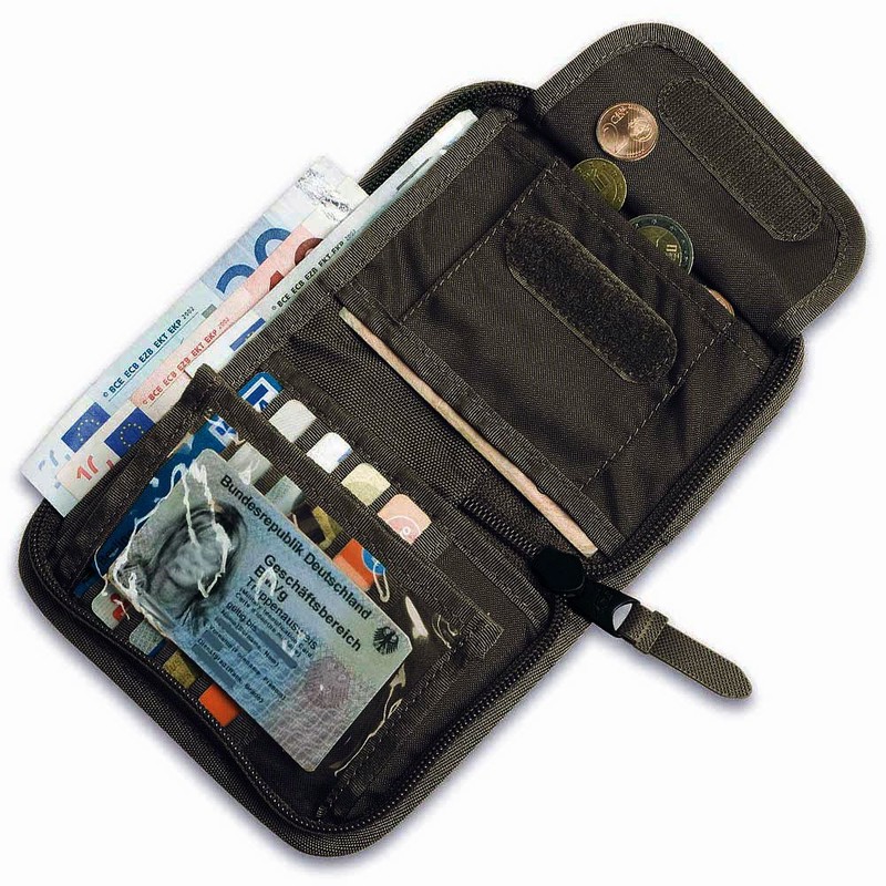 Tasmanian Tiger Wallet RFID Blocking Tasmanian Tiger (Black 7766.040)