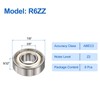 sourcing map 8pcs R6ZZ Deep Groove Ball Bearings 3/8" ID
