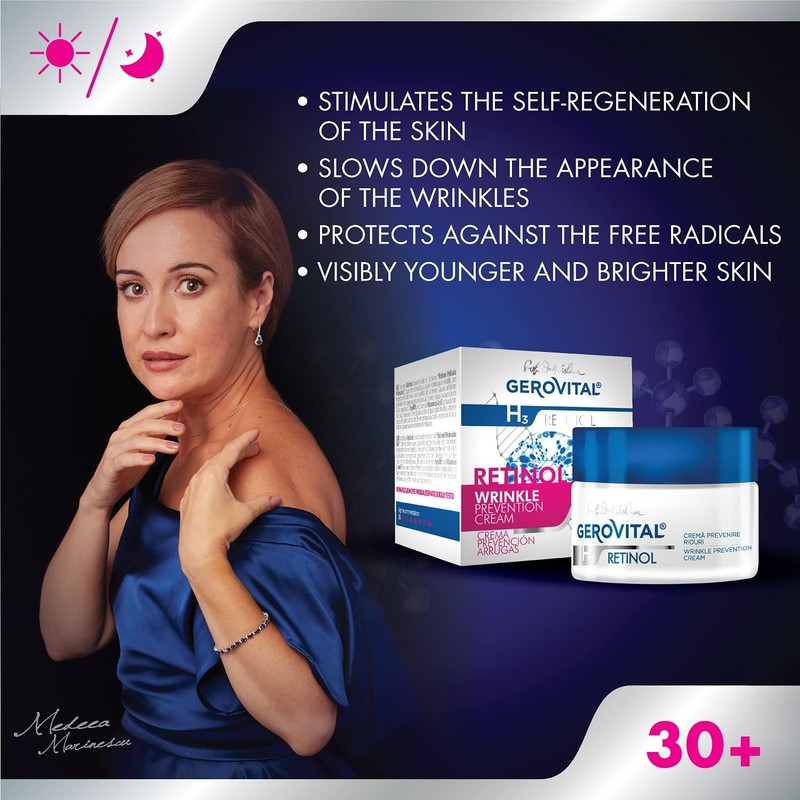 GEROVITAL H3 CLASSIC, Wrinkle Prevention Cream (With Retinol) 30+