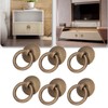 10Pcs Drawer Handles Premium Brass Durable Rustproof Vintage Style Antique