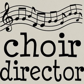 CafePress Choir Director David Musical Staff Canvas Tote Top Zipper Closure