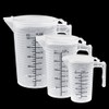 LIMITADA Pack of 3 Measuring Cups Plastic 100 ml 250