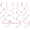 Rose Gold Swirls Decorations Hanging Swirl Decorations 36 Pcs Rose