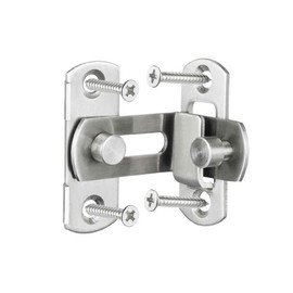 MGAYTYOAG 3/4 Inch 90 Degree Right Angle Door Latch Hasp Bending Latch Barrel Bolt with Screws for Doors Buckle Bolt Sliding Lock Latch (Size : CH)