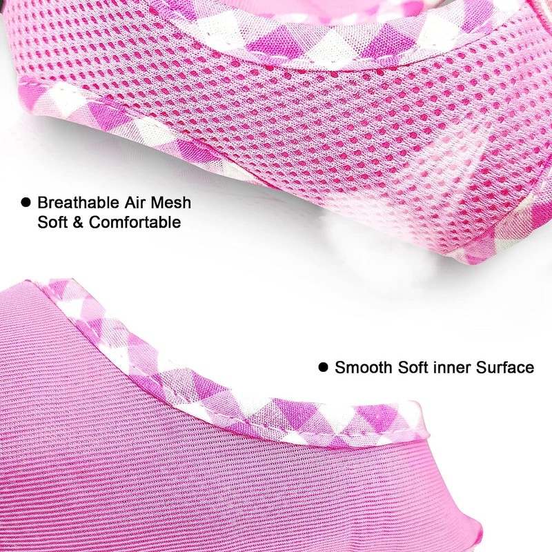 SuperBuddy Upgraded Soft Mesh Dog Harness, Super Breathable Lightweight Pet