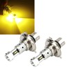 2 Pcs 100W H4 LED Motorcycle Headlight Bulb 360 Degree