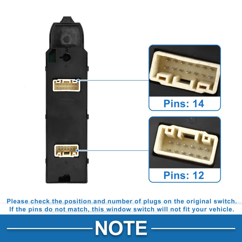 A ABSOPRO Power Window Switch Front Left Driver Side Window