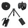 Desktop Metal Tripod Stand 1/4 inch Screw 4 Levels Adjustable