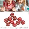 12 Sided Dice, Comfortable Touch Fade Resistant 40pcs Prevent Oxidation