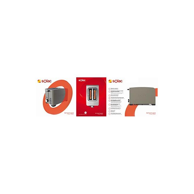 SOLAC MY TOAST II LEGEND 2-slice toaster