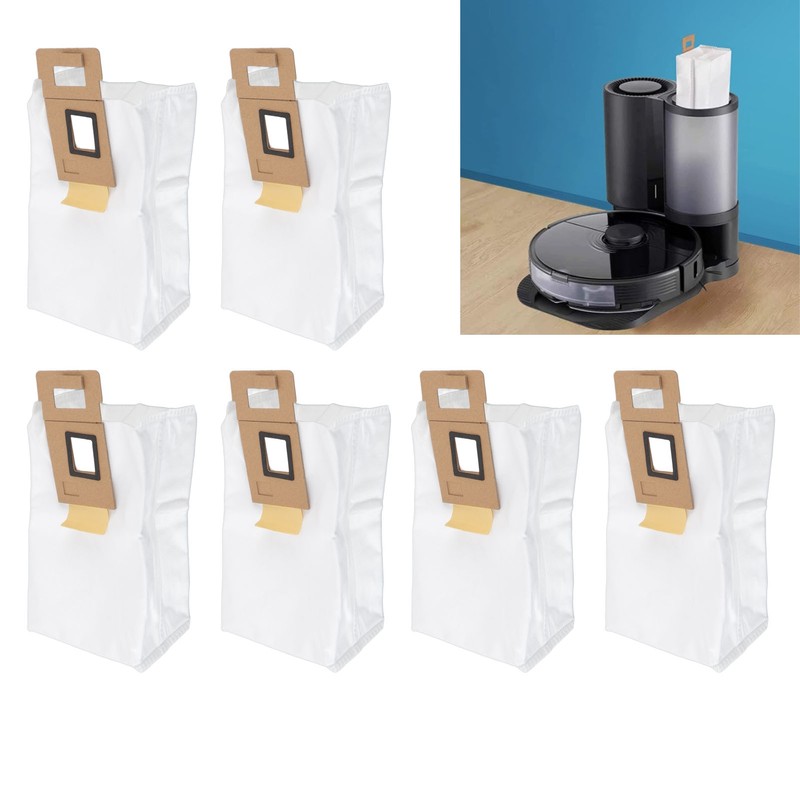 6Pcs Dust Bag Replacement Vacuum Cleaner Parts for Xiaomi Roborock
