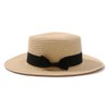 CLARAH gh170312201 Kids Straw Hat, Girls, Hat, Ribbon, Folding, Includes