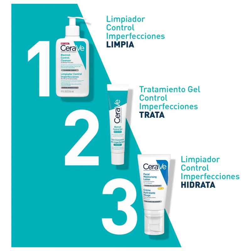 Cerave Gel Control Imperfecciones Con Ácido Salicílico 40 Ml