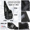 X-cross Military Body Bag, Large Capacity, 3-Way, One Shoulder, Lightweight,