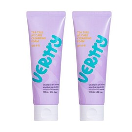 Berti Tea Tree AC Care Cleansing Foam 100ml 2pcs / 베르티 티트리 에이씨 케어 클렌징폼 100ml 2개