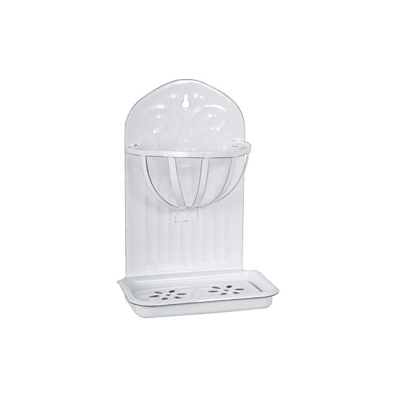 Enamel Soap Dish and Basket