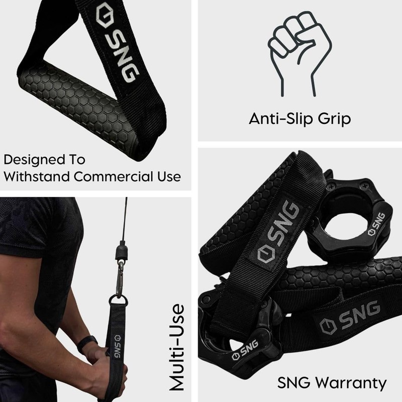 SNG Essential Cable Handle Grip Attachment Pair – Heavy Duty,