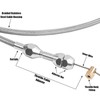 Miytsya 1 Pack 36In Braided Throttle Cable, Stainless Steel Throttle