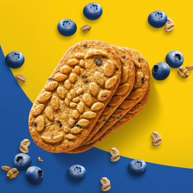 belVita Breakfast Bars Biscuits, Blueberry, 8 Packs (4 Biscuits Per
