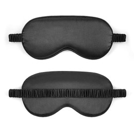 Sleep Mask Silk Eye Mask Super Soft Satin Sleep Mask Blackout Anti-Allergy Mask for Night,Travel,Nap,Meditation