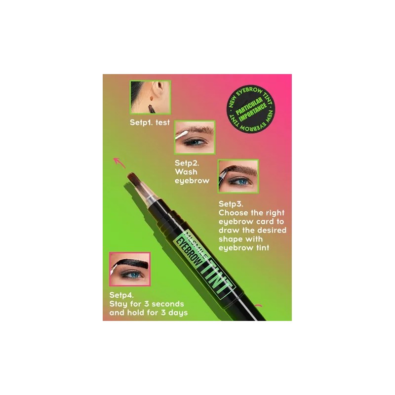 Tinte Líquido Para Cejas Mlsmile, Impermeable Y A Prueba De