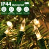 CXLHO Clear Christmas Lights 66FT 200 Incandescent Bulbs Warm White