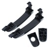 MOTOKU Pair Front Exterior Door Handles Black for Ford Transit-350