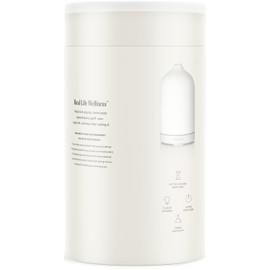 Cliganic Ceramic Diffuser (White), 100ml Ultrasonic for Essential Oils Aromatherapy, Home & Office