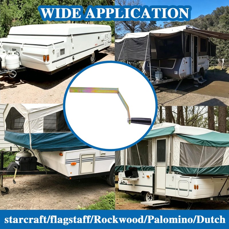 Camper Crank Handle,Pop Up Camper Crank Handle Tool Compatible with