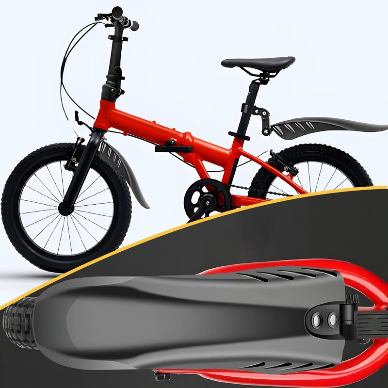 FAELNK Bicycle Mudguard Set Front and Rear Children's Bicycle Mudguard