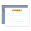 Teacher Stationery with Custom Name, 5.5x4.25 (A2) Lined or Unlined