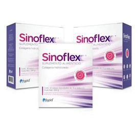 Kit 3 Pzs Sinoflex, Colágeno Hidrolizado Con 90 Sobres                                                                                                