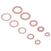 200Pcs Oil Drain Plug Gasket Red Copper Heating Processing 9