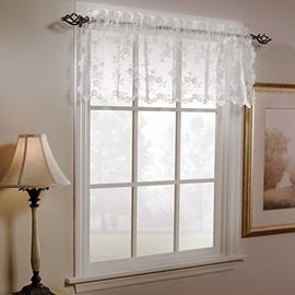 SKL HOME by Saturday Knight Ltd. - Cenefa de Flor pequeña, Color Blanco, 152 x 35 cm