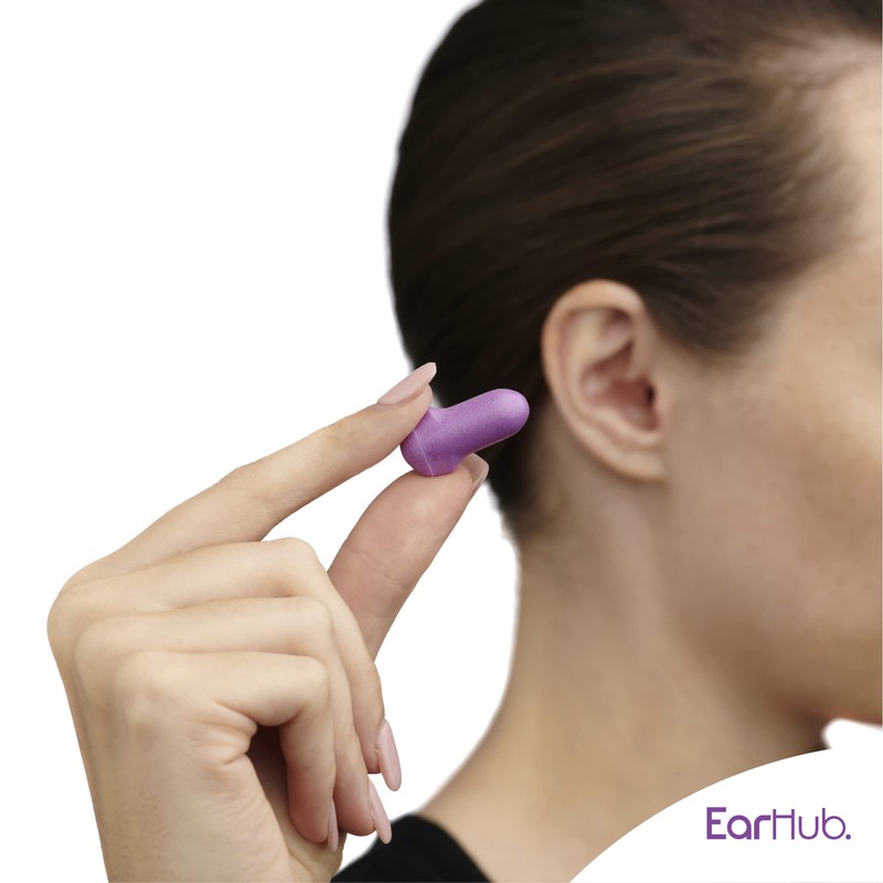 EarHub Soft Foam Earplugs, Hearing Protection 33dB, Ear Plugs Best