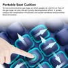 3D Inflatable Seat Cushion Portable Air Chair Cushion Seat Pad