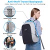 oscaurt Anti Theft Backpack 15.6 Inch Laptop Travel Backpack with