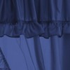 Stoneberry Home® Ruffled Window Curtain Set Polyester Dark Sea