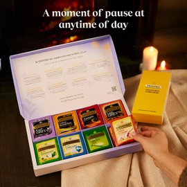 NEW Twinings Favourites Collection Gift Box | Black Tea & Herbal Infusions Selection | Tea Lover Gift | 8 flavours | 40 Recyclable Individually Wrapped Plant-Based Tea Bags