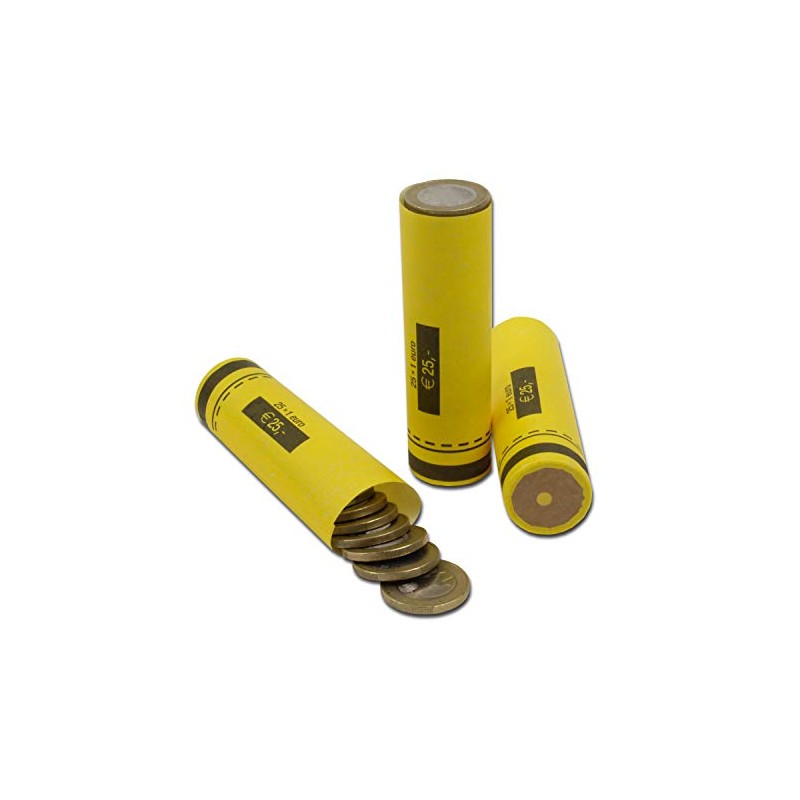 Effektivo 10111 Paper Coin Sleeves Yellow