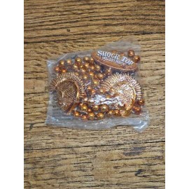 Shocktop Gold Shock Top “Belgian White” Beads Party Necklace Mardi Gras NIP