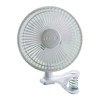 Lasko 2004W Portable 6-Inch Personal Clip Fan with 2 Speeds,