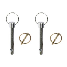 Blue Ox bx88219 1/2" self-retaining Pins - Pair,SILVER