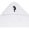 Azeeda 'Rollende Schwarze Katze' Baby-Kapuzentuch (HT00029542)