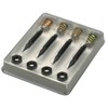 Monacor Fine Version 4 Piece Speaker Spikes Set - Black