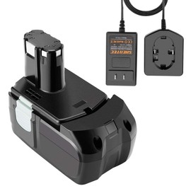 Shentec 3.0Ah 18V Ni-MH Battery Compatible with Hitachi EB1814S EB1814SL EB1812S EB1820 EB1820L DS18DVF3 EB1824L EB1830HL 322436 DS18DVF3 DS18DFL C18DL DV18DMR WR18DMR UB18DL (Battery Charger Include)