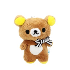 Pxiryanlow Brown Standing Bear Plush Stuffed Ornament, 11CM Key Chain Plushie Ornament, Standing Bear Charm Ornament, Kawaii Design Pendant, Soft Figure Doll Stuffed Animals and Teddy Bears