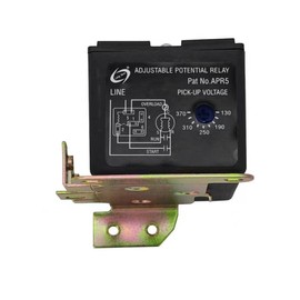 Long Term APR5-Adjustable Potential Relay, 30A at 110 to 270 VAC Contact Rating